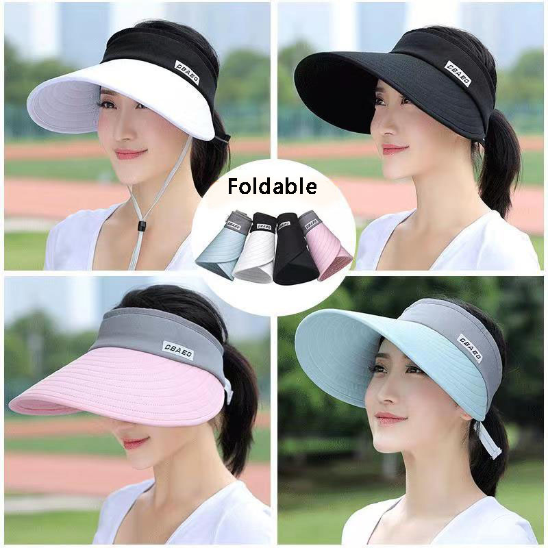 Packable Hat Nylon - 2024 yeni kadın yaz güneşlik geniş