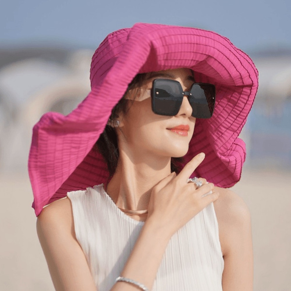 Packable Hat Nylon - Katlanabilir Fiyonklu Kendin Yap Şekillendirilebilir Geniş