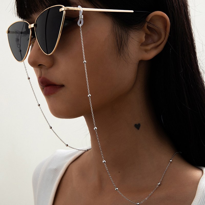 Sunglass Retainer Cord - Moda Metal Çok Fonksiyonlu Gözlük Boncuklu