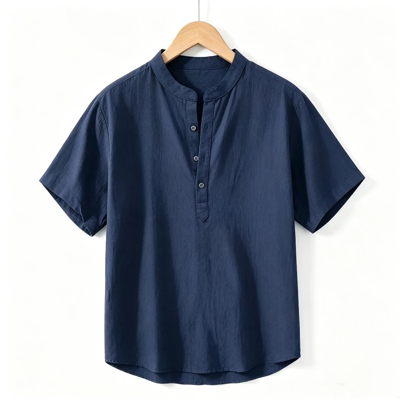 Yazlık Erkek Kısa Kollu Gömlek - Linen Shirt Breathable incelemesi ve fiyatı