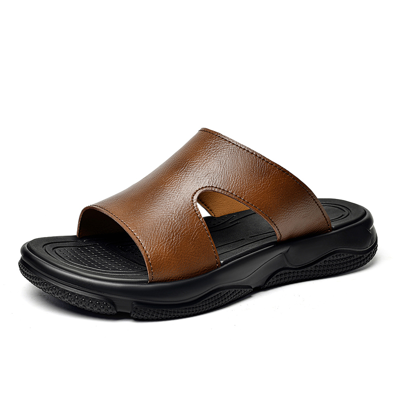 Erkek Deri Slayt Sandalet Kaym - Flip Flop Leather Men incelemesi ve fiyatı
