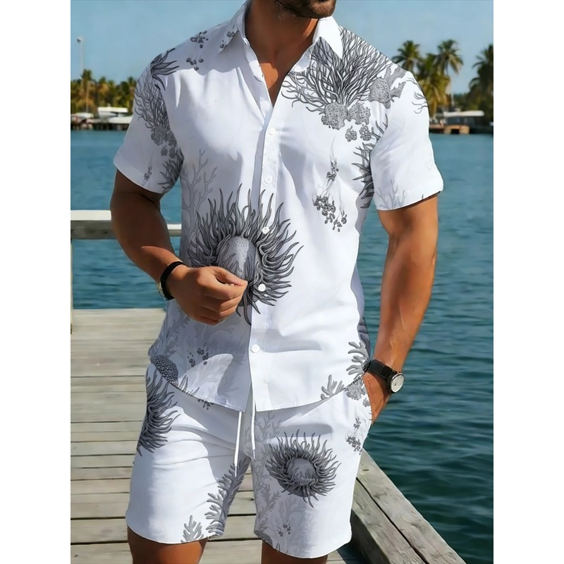 Erkek Çiçekli Hawaii Gömlek ve - Resort Shirt Floral incelemesi ve fiyatı