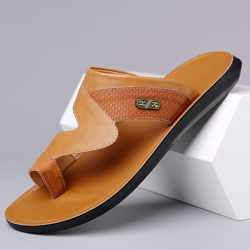 Erkek 2026 Yeni Deri Sandaletl - Flip Flop Leather Men incelemesi ve fiyatı