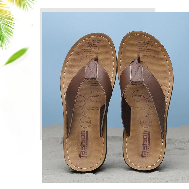 2026 Ayakkabılar Deri Erkek Pa - Flip Flop Leather Men incelemesi ve fiyatı