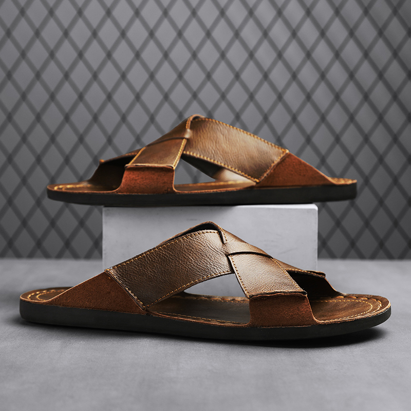 Moda Hakiki Deri Erkek Terlik  - Flip Flop Leather Men incelemesi ve fiyatı