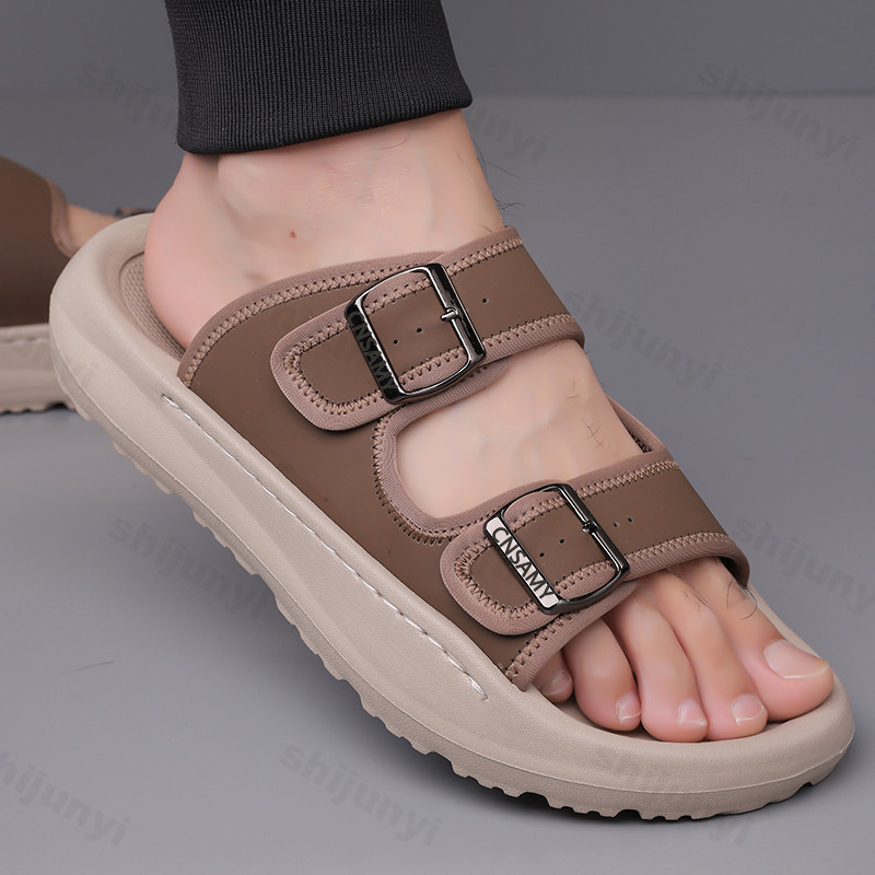 Erkek Terlik 2025, Yaz Nefes A - Flip Flop Leather Men incelemesi ve fiyatı