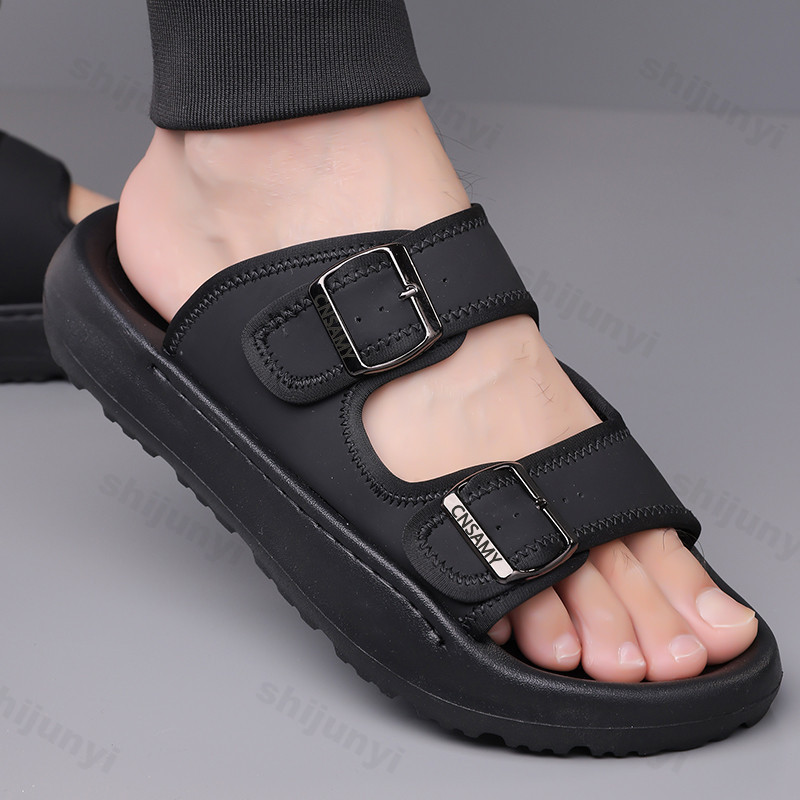 Erkek Terlik 2025, Yaz Nefes A - Flip Flop Leather Men incelemesi ve fiyatı