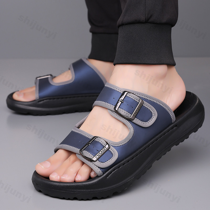 Erkek Terlik 2025, Yaz Nefes A - Flip Flop Leather Men incelemesi ve fiyatı